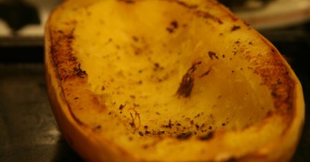 Pieczona dynia (zimowa odmiana) bez dodatku soli
