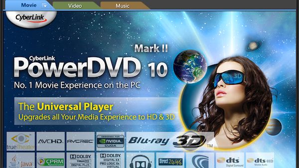 PowerDVD 10 Ultra 3D Mark II z obsługą Blu-ray 3D 1