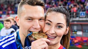 Lotto Ekstraklasa. Mistrzowie Polski świętowali ze swoimi ukochanymi. Zobacz partnerki piłkarzy Piasta Gliwice