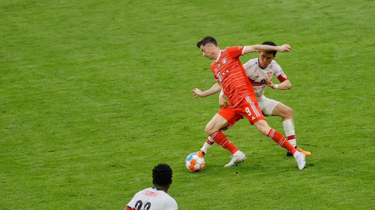 Robert Lewandowski w akcji