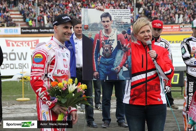 Tomasz Gollob i Beata Klimek - Prezydent Ostrowa Wielkopolskiego