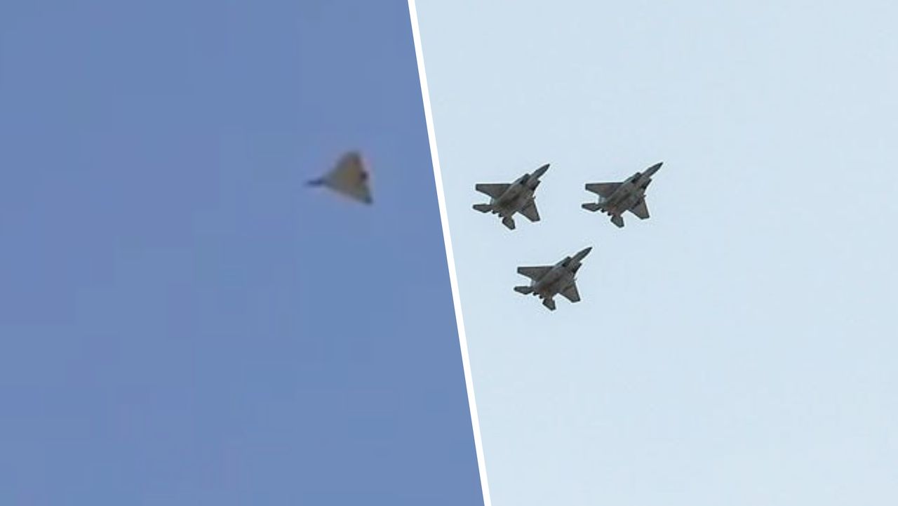 800 dronów leci na Izrael. Trwa przechwytywanie