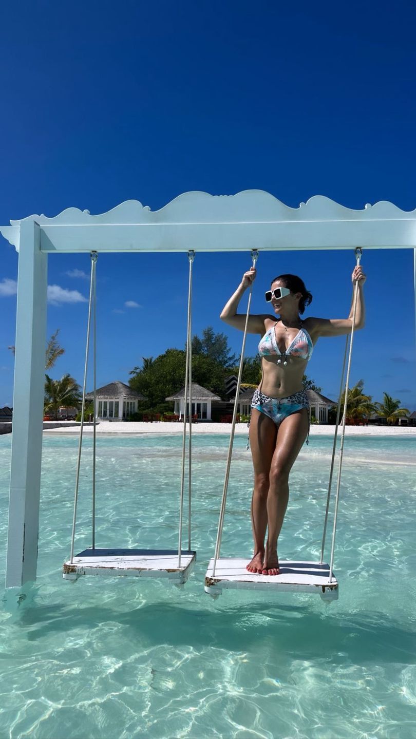 Katarzyna Cichopek na Malediwach