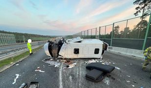 Wypadek na A2. Dziewięć rannych osób, pięć w stanie krytycznym