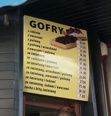 Ceny są podobne we wszystkich budkach