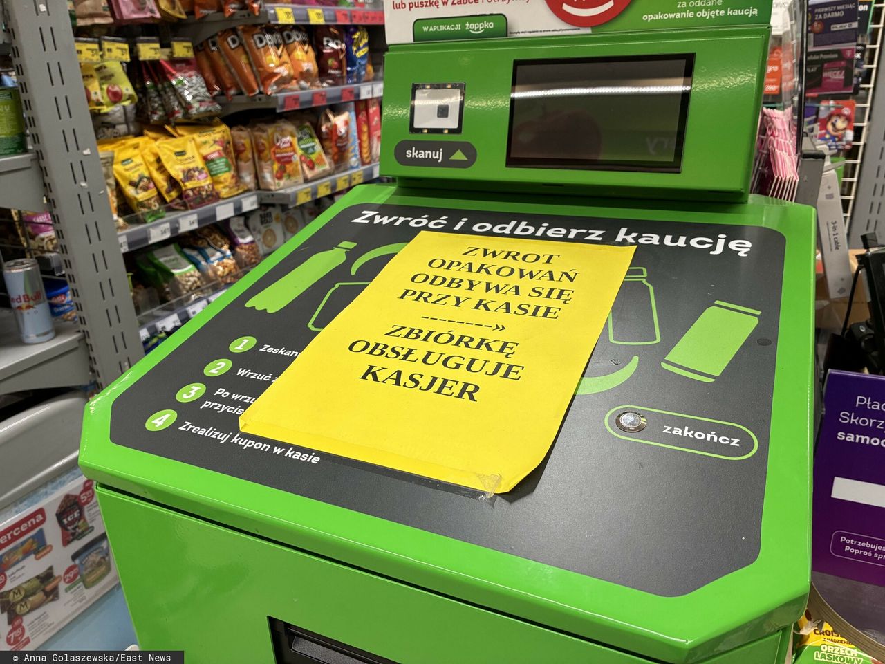 Poskarżyli się na system kaucyjny w Żabce. "Automaty nie działają"