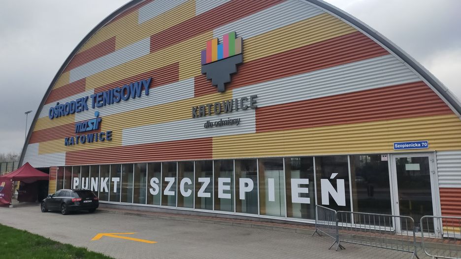 Punkt szczepień powszechnych w Katowicach gotowy do działania