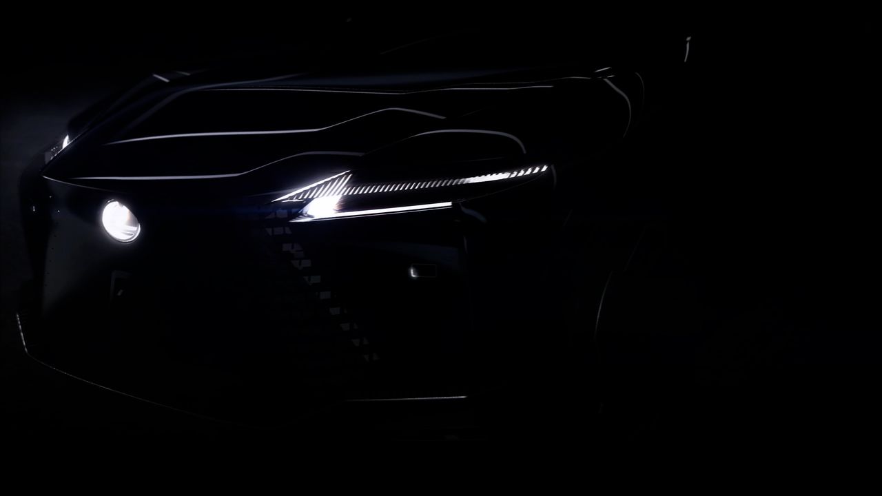 Teaser zapowiadający nowy, elektryczny model Lexusa (fot. Lexus)