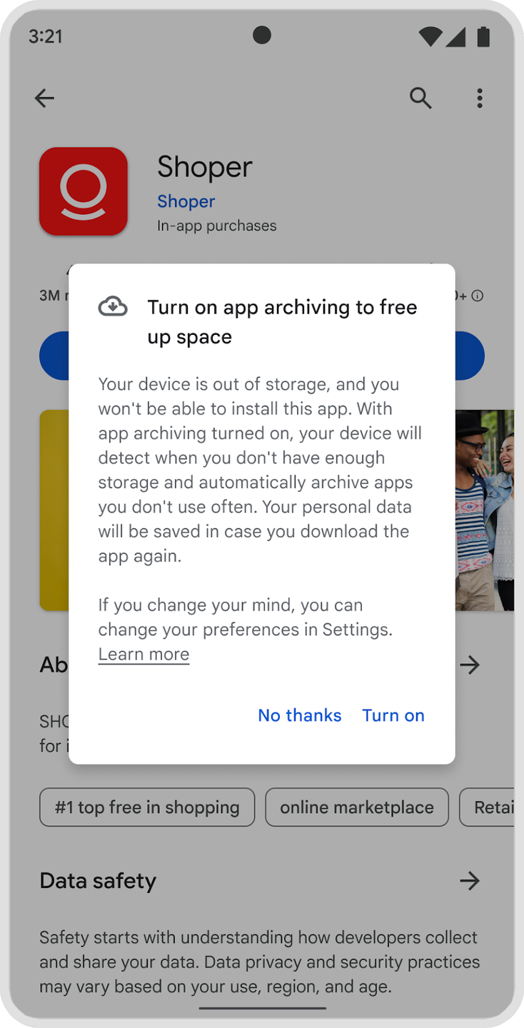 Automatyczna archiwizacja aplikacji na Androidzie