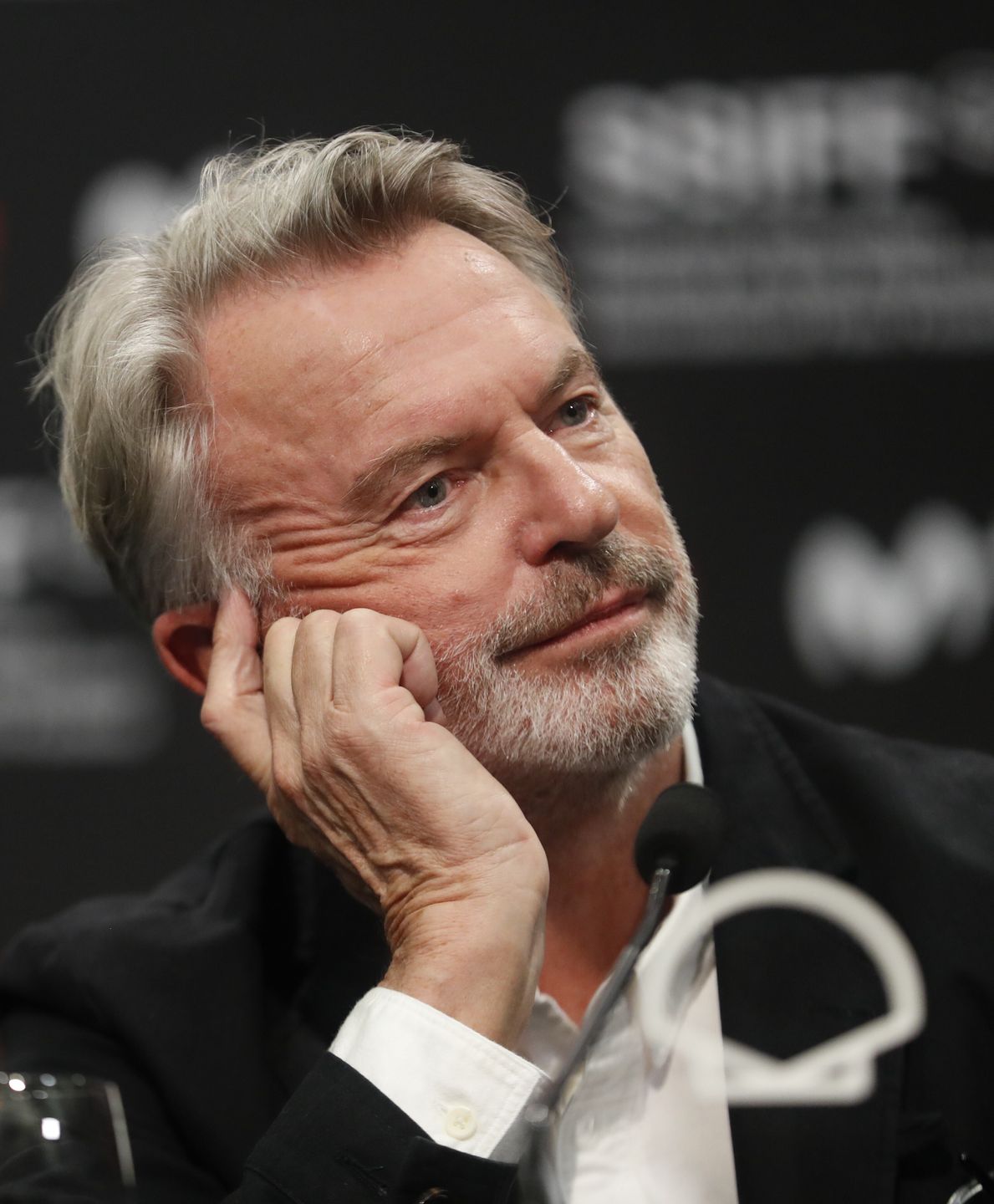 (FILE) - New Zealand actor Sam Neill attends a press conference on the movie 'Blackbird' at the 67th San Sebastian International Film Festival (SSIFF), in San Sebastian, Spain, 20 September 2019 (re-issued 13 July 2026) Sam Neill died in Sydney, Australia on 13 July 2026, he was 78. EPA/Juan Herrero *** Local Caption *** 55482105 Dostawca: PAP/EPA.