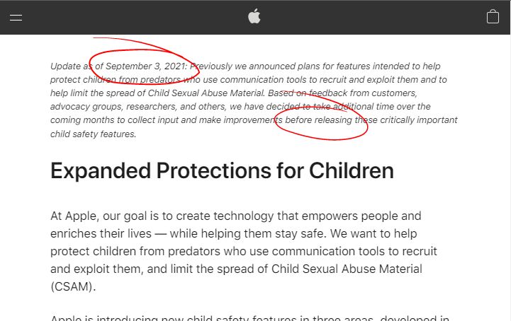 Zaktualizowana polityka Apple dot. ochrony dzieci