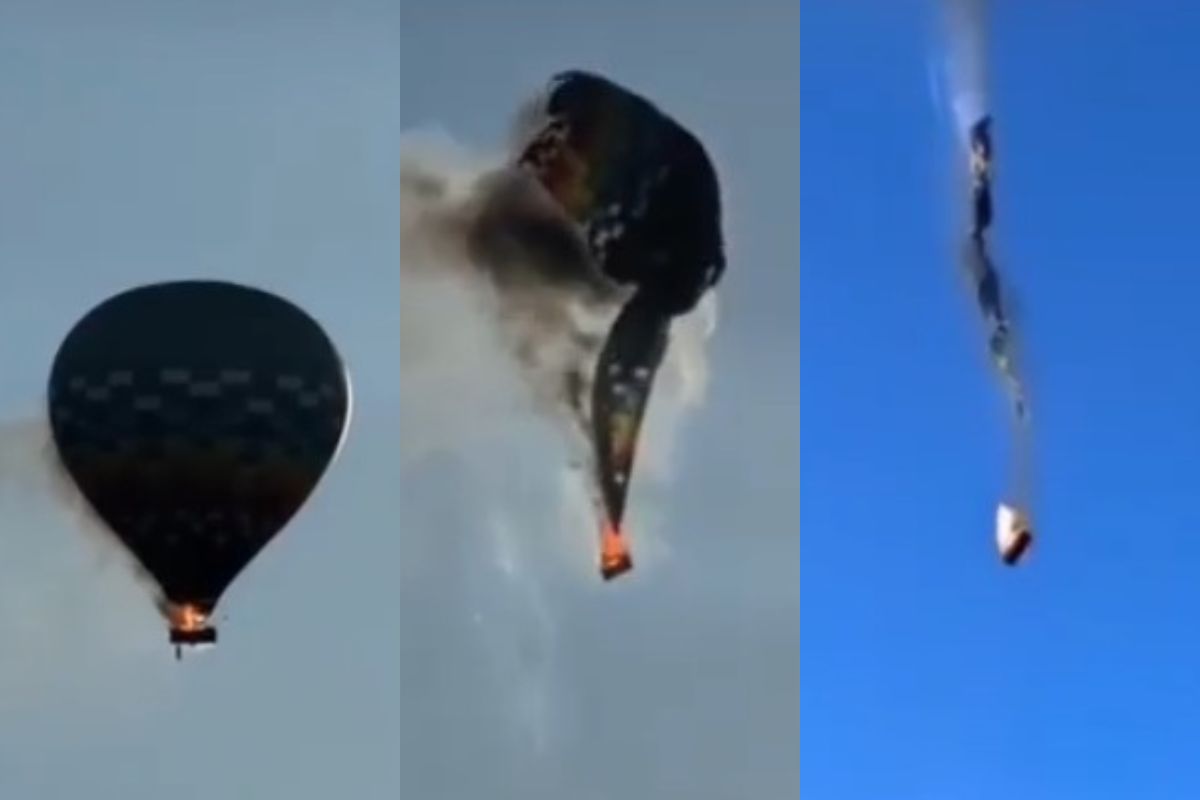 W katastrofie zginęło 8 osób. Płonący balon spadł w lesie