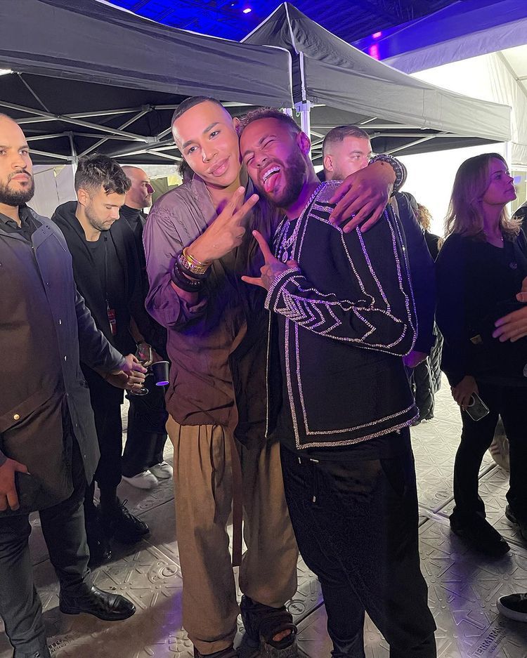 Neymar na imprezie Balmain