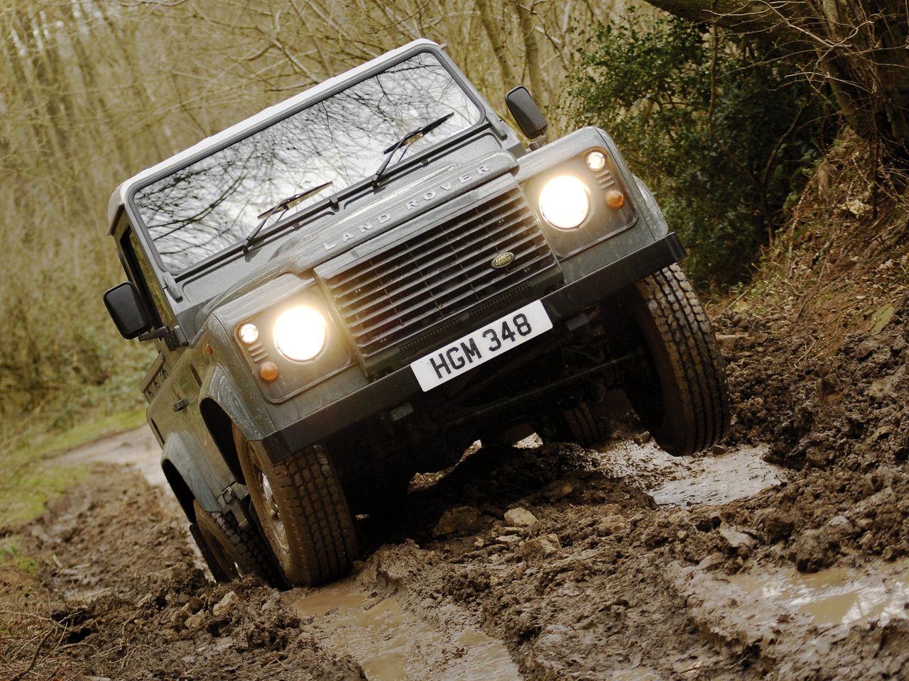Land Rover Defender 90 Pickup UK-spec (2007)