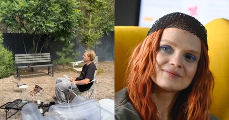 Margaret pokazała, jak mieszka pośrodku lasu w drewnianym domku o powierzchni 90m2: "Będziemy biwakować pod płotem"