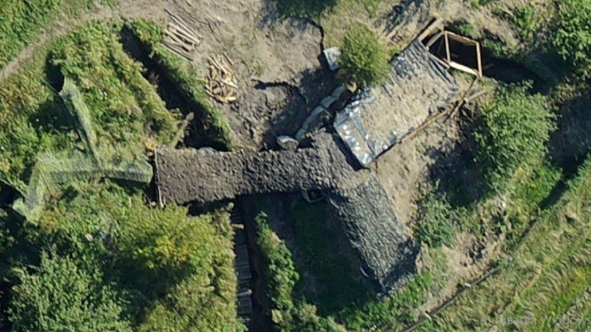 Ukraińskie Centrum Narodowego Sprzeciwu pokazało fortyfikacje w Rosji, które są zupełnie puste