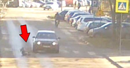 Moment potrącenia 12-latki na pasach w Łukowie. Wideo ku przestrodze