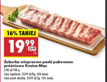 Z promocyjnych żeberek przygotujesz smaczny obiad