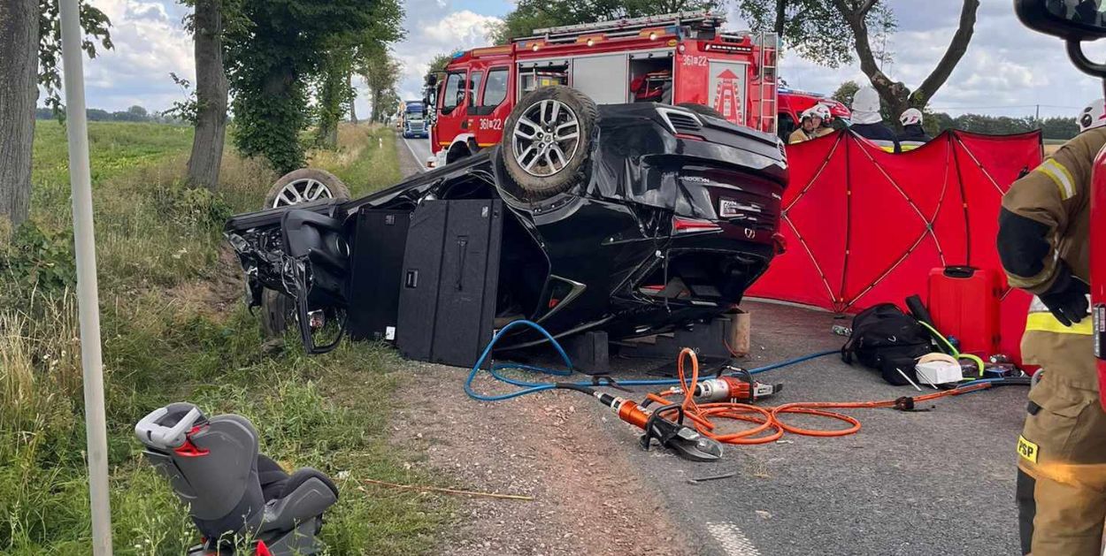 Tragiczny wypadek w Tchórzu!