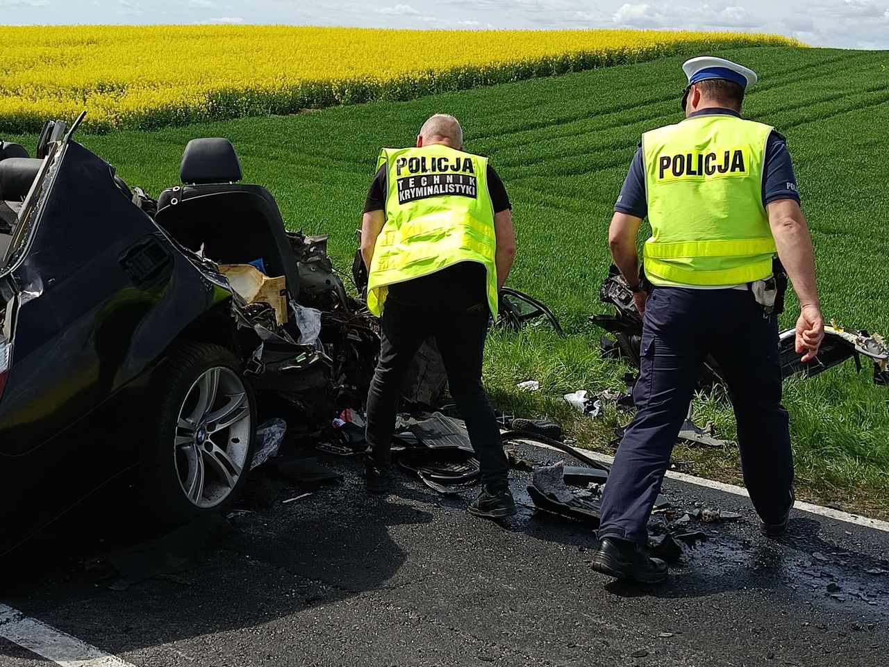 Tragedia pod Wągrowcem. Nie żyje ojciec i syn