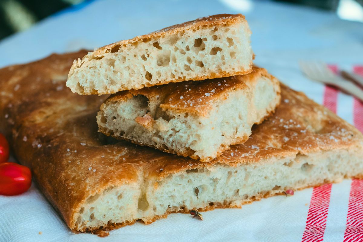 Focaccia na śniadanie - Pyszności