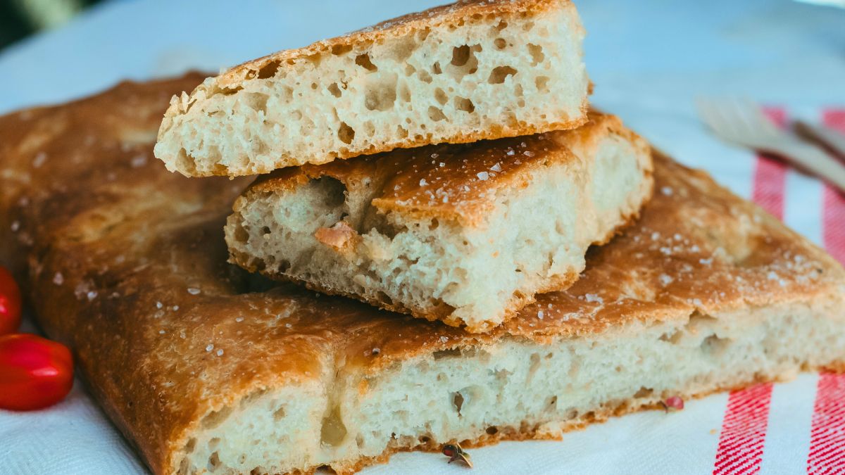 Focaccia na śniadanie - Pyszności