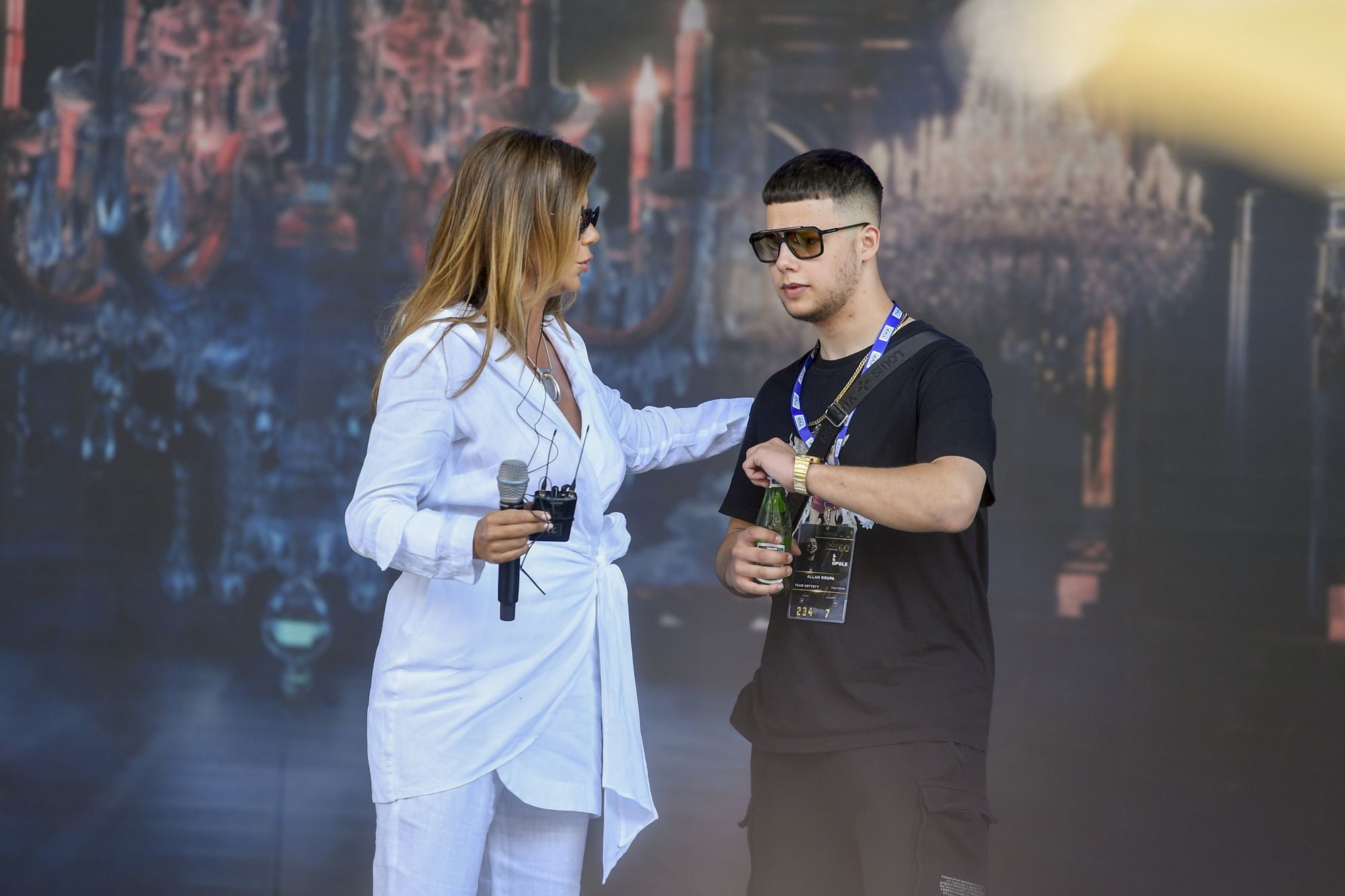 Edyta Górniak i Allan Krupa