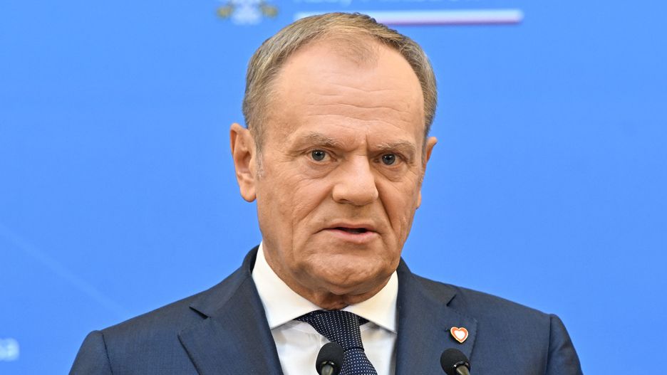 Warszawa, 10.05.2024. Premier Donald Tusk podczas konferencji prasowej dot. rekonstrukcji rządu, 10 bm. w siedzibie KPRM w Warszawie. (jm) PAP/Radek Pietruszka