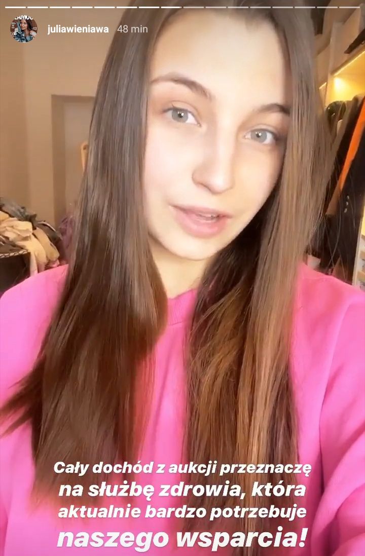Julia Wieniawa na Instagramie