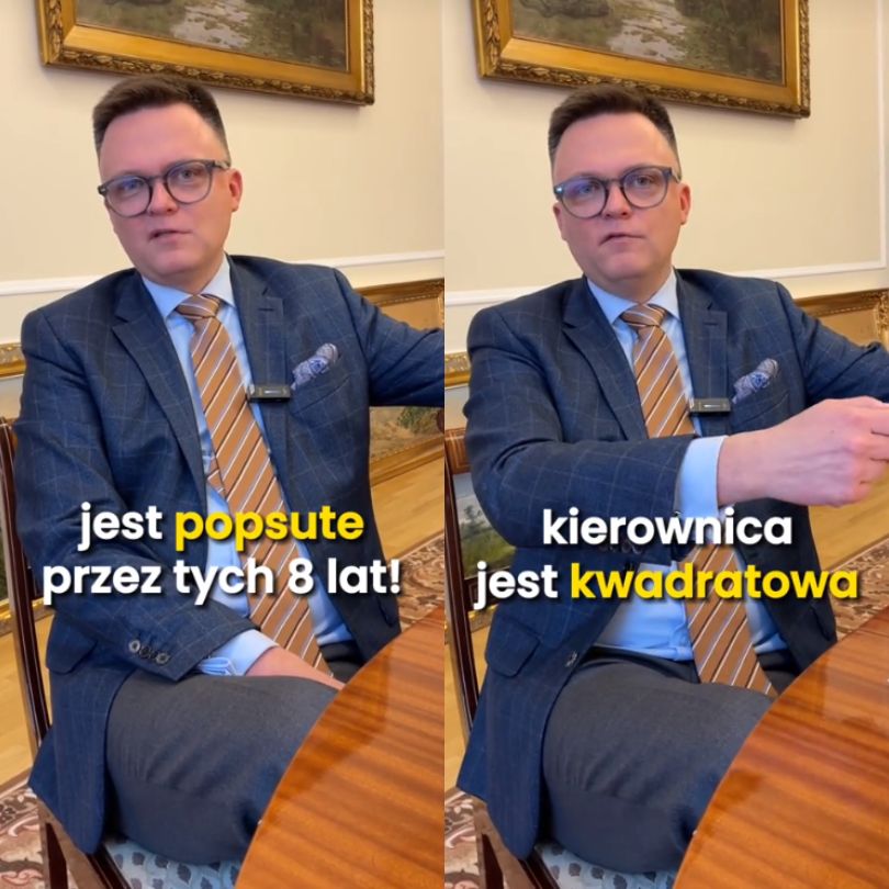 Szymon Hołownia tłumaczy się z powrotu barierek przed Sejm