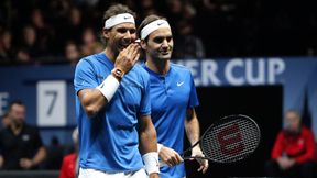 Wspólny występ w deblu sprawił radość Rogerowi Federerowi i Rafaelowi Nadalowi. "To niezapomniany dzień"