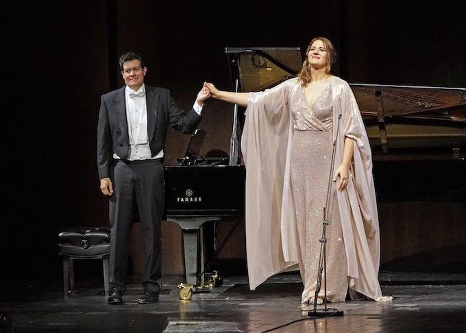 Lise Davidsen z pianstą Jamesem Baillieu'em w Met © Karen Almond / Met Opera
