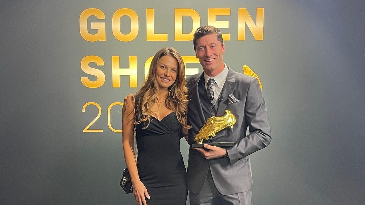 Facebook / facebook.com/healthyplanbyann / Anna i Robert Lewandowscy na ceremonii przyznania Złotego Buta