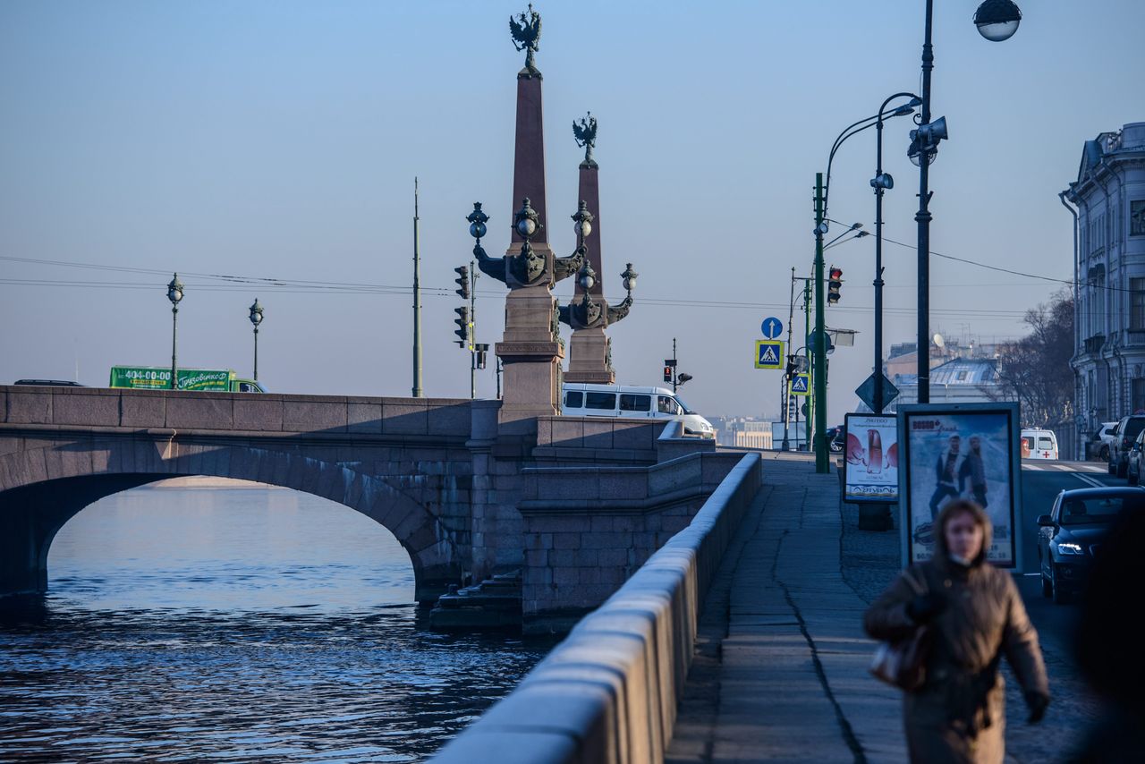 Sankt Petersburg położony w delcie Newy nad Zatoką Fińską