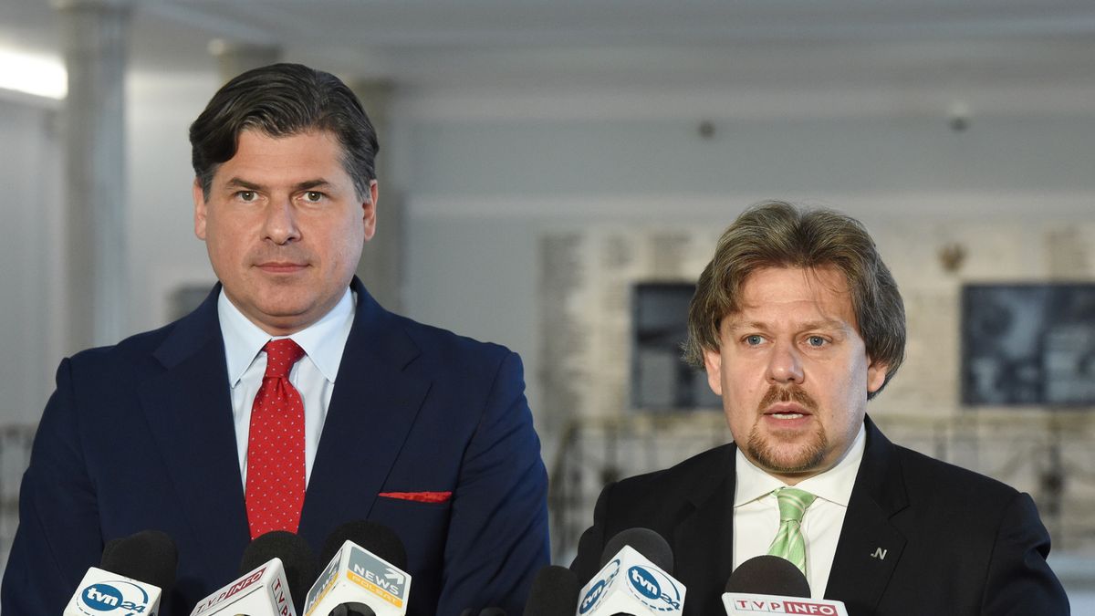 Od lewej Paweł Pudłowski i Piotr Misiło