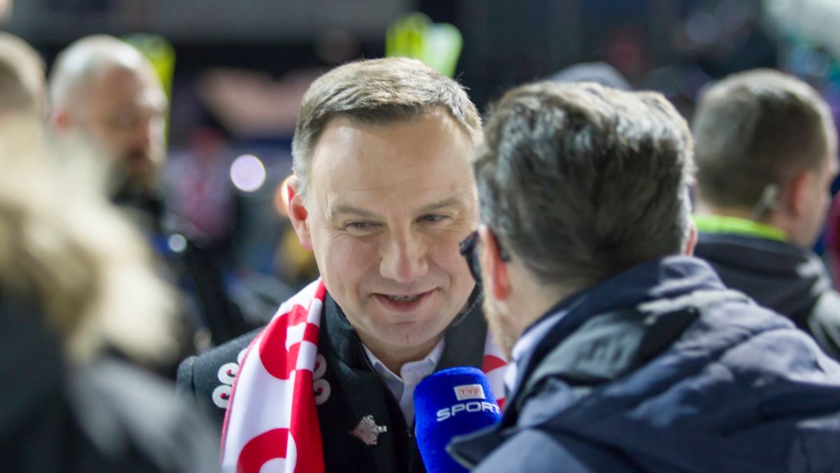 WP SportoweFakty / Kacper Kolenda / Na zdjęciu: Andrzej Duda