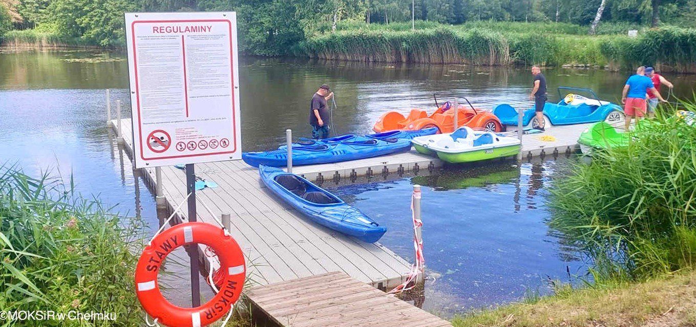 Priorytetem jest wzbogacenie ośrodka w sprzęt pływający