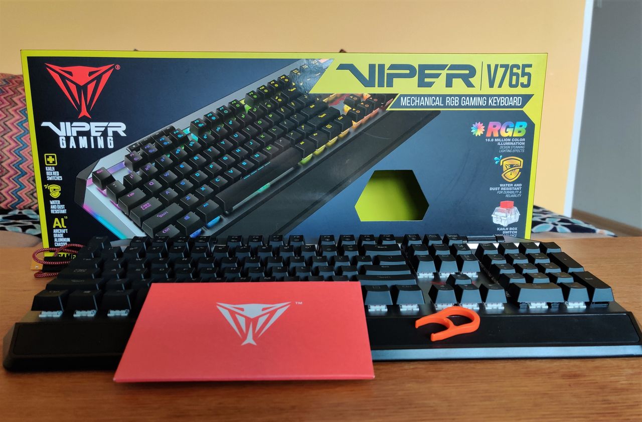 Patriot Viper V765 - wytrzymała klawiatura mechaniczna na przełącznikach Kailh Red