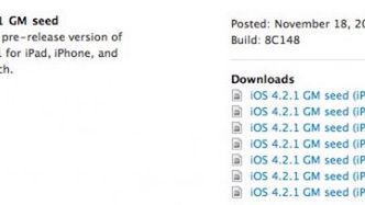 Apple rozesłał iOS 4.2.1 do programistów 1