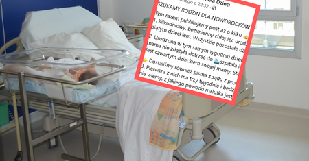 "Przyszła na świat niemal jak w scenie z filmu". Teraz czeka na nowy dom