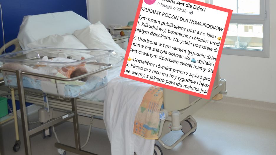 Trwają poszukiwania rodzin dla noworodków i niemowląt