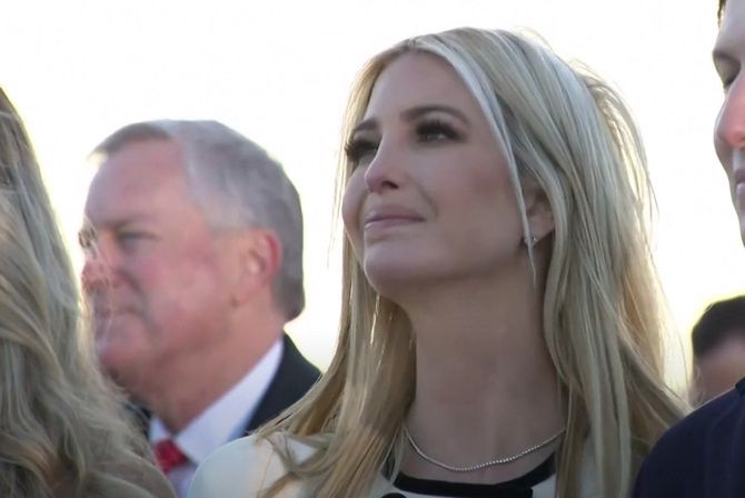 Ivanka Trump płakała, gdy Donald Trump opuszczał Biały Dom
