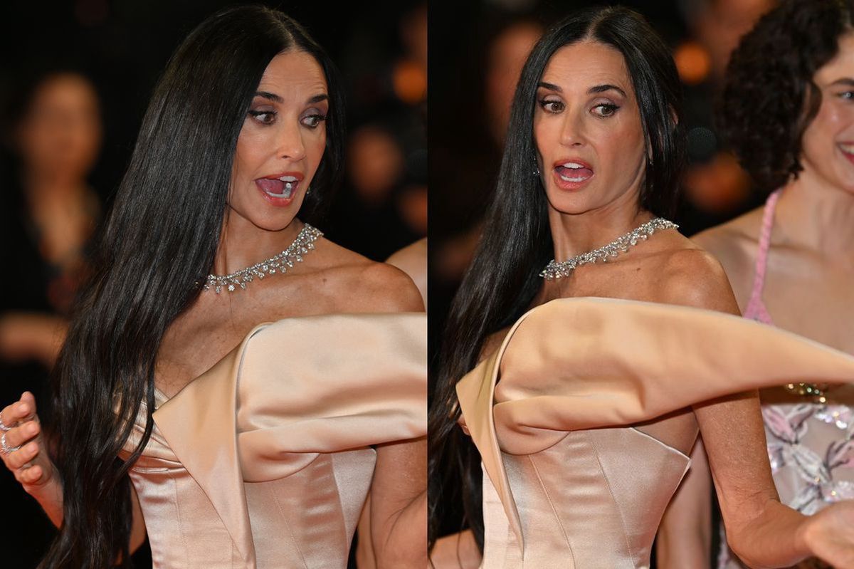 Demi Moore w spektakularnej sukni w Cannes