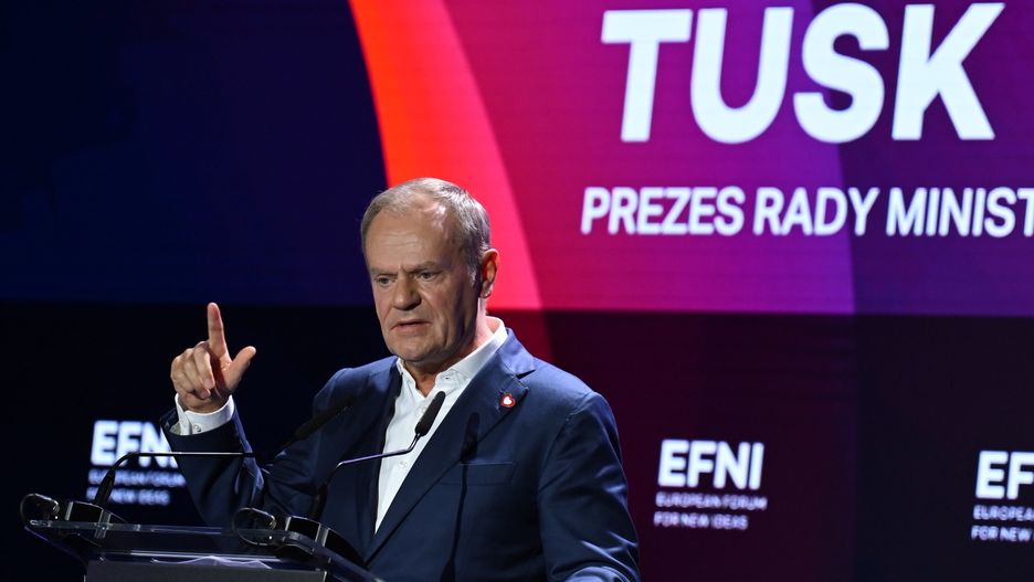 Donald Tusk
Sopot, 16.10.2024. Premier Donald Tusk przemawia na XIII edycji Europejskiego Forum Nowych Idei (EFNI) w Sopocie, 16 bm. (aldg) PAP/Adam War�awa
Adam War�awa
13, EFNI, Europejskie Forum Nowych Idei, otwarcie, polityk, polityka, XIII, XIII Europejskie Forum Nowych Idei