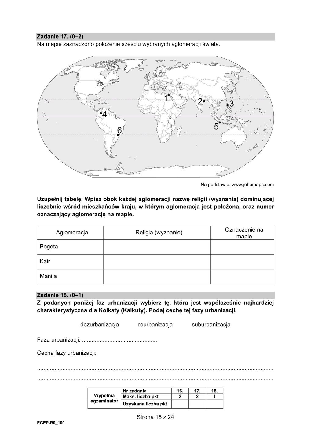 Matura 2021 z geografii. Arkusze CKE
