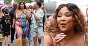 Lizzo w FUTRZANYCH butach maszeruje w Paradzie Równości przez Los Angeles. Wygoda to podstawa? (ZDJĘCIA)