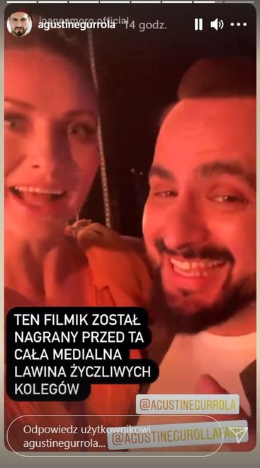 Joanna Moro i Agustin Egurrola współpracują razem w TVP.