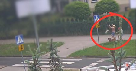 Straszne sceny w Zielonej Górze. Monitoring wszystko nagrał