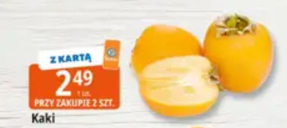 Kaki dostępne w marketach w bardzo dobrej cenie
