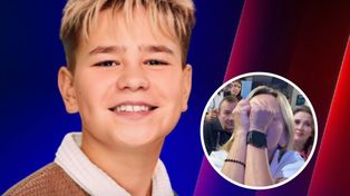 Zacisnęła pięści i zalała się łzami. Wzruszające chwile po występie Wiktora Sasa na Eurowizji Junior